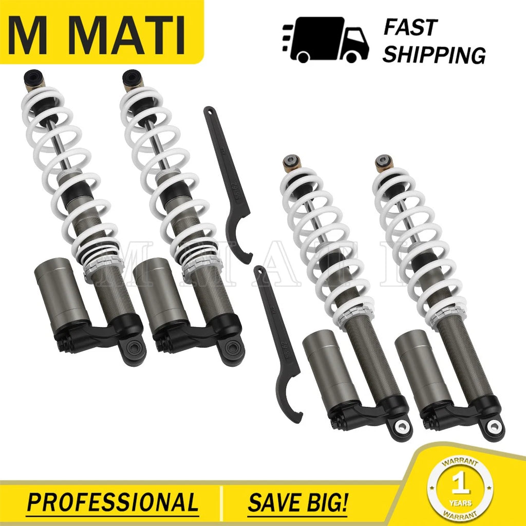 Front Rear Air Shock Absorbers Set for Polaris RZR S 800 (2009–2012)