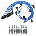 NGK 7mm Wire Set & Denso Iridium Spark Plug Kit for Bel Air Camaro (1955–1981)