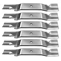 6-Pack Lawn Mower Blades for Grasshopper 320239 (Fits 52" Deck)