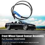 ABS Wheel Speed Sensor Rear Left & Right for BMW 328i Base 3.0L L6
