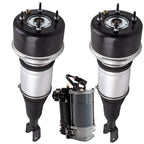 2X Front Air Suspension Struts + Compressor Pump Kit for Jaguar XJ (2004–2009)