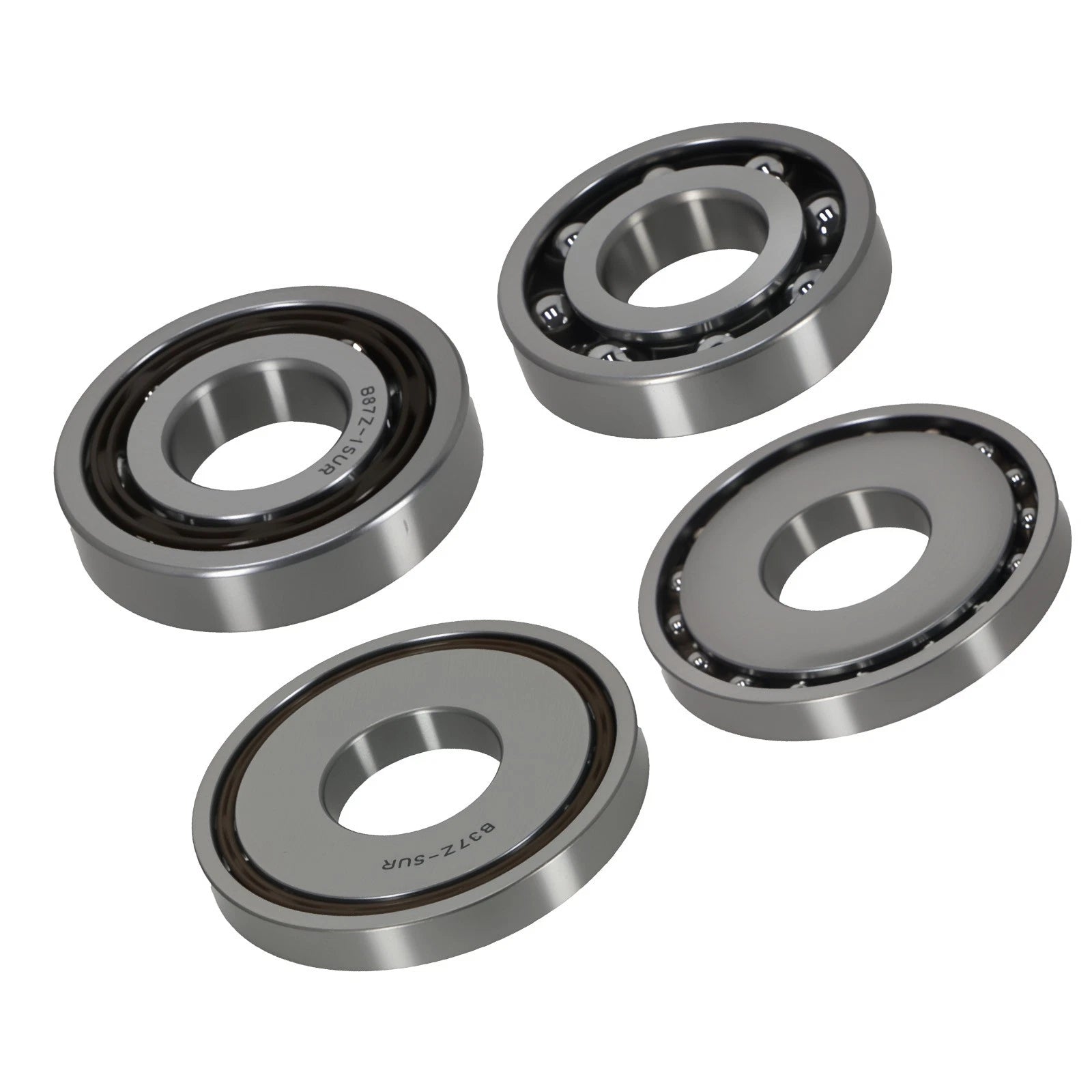Set of 4 Front Steel Transmission CVT Bearings for Toyota Lexus
