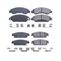 PowerStop Front & Rear Carbon Fiber Ceramic Brake Pads Kit for Tahoe Yukon XL (2007–2014)