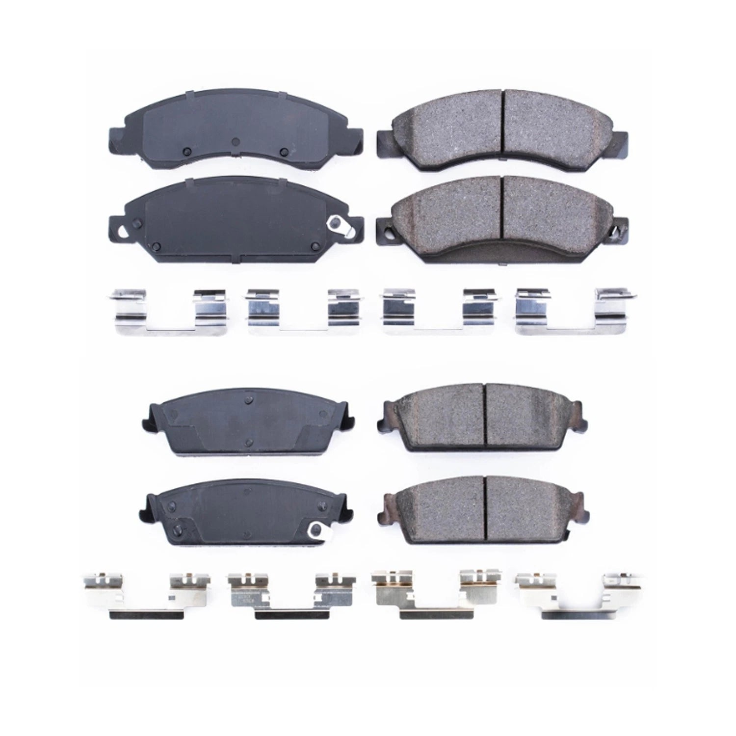 PowerStop Front & Rear Carbon Fiber Ceramic Brake Pads Kit for Tahoe Yukon XL (2007–2014)