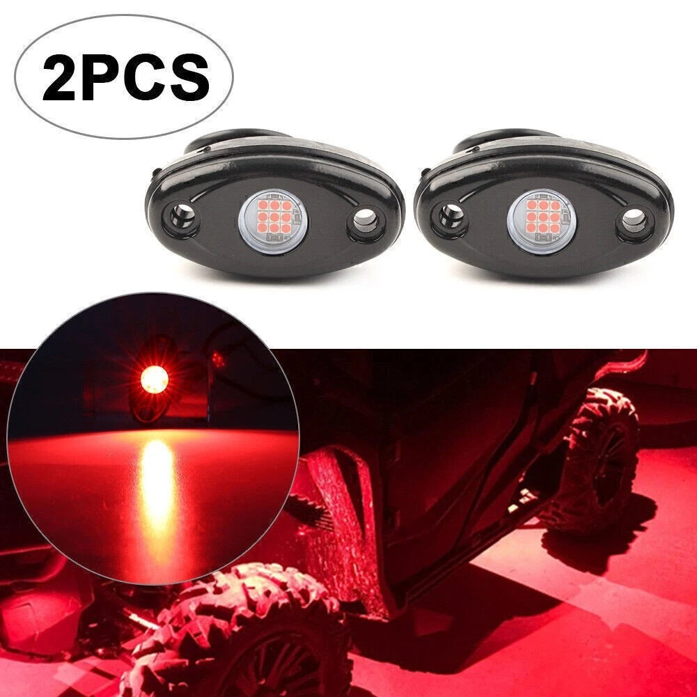 9W Red LED Rock Light for Jeep (Offroad Truck, Under Body)
