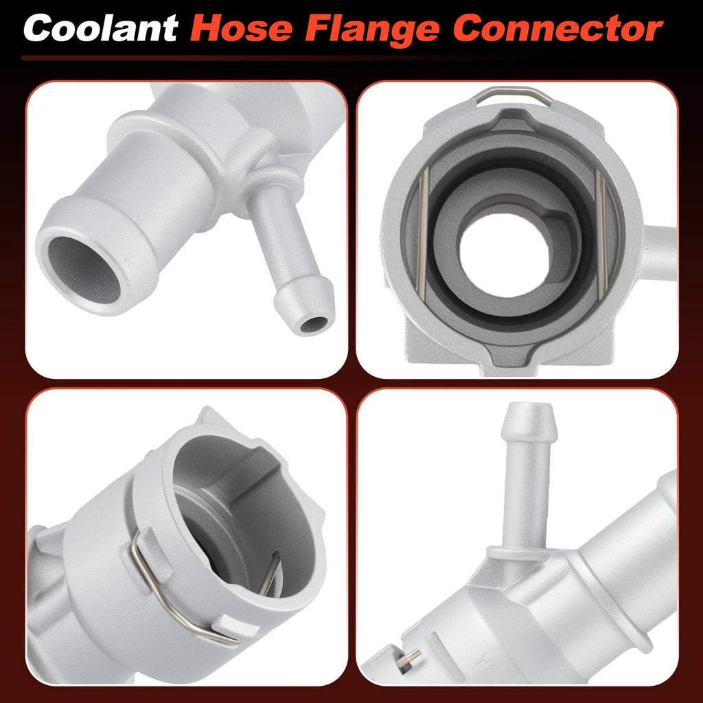 Radiator Coolant Hose Connector for Volkswagen Beetle, Audi A3 (2006–2012) 1K0122291C