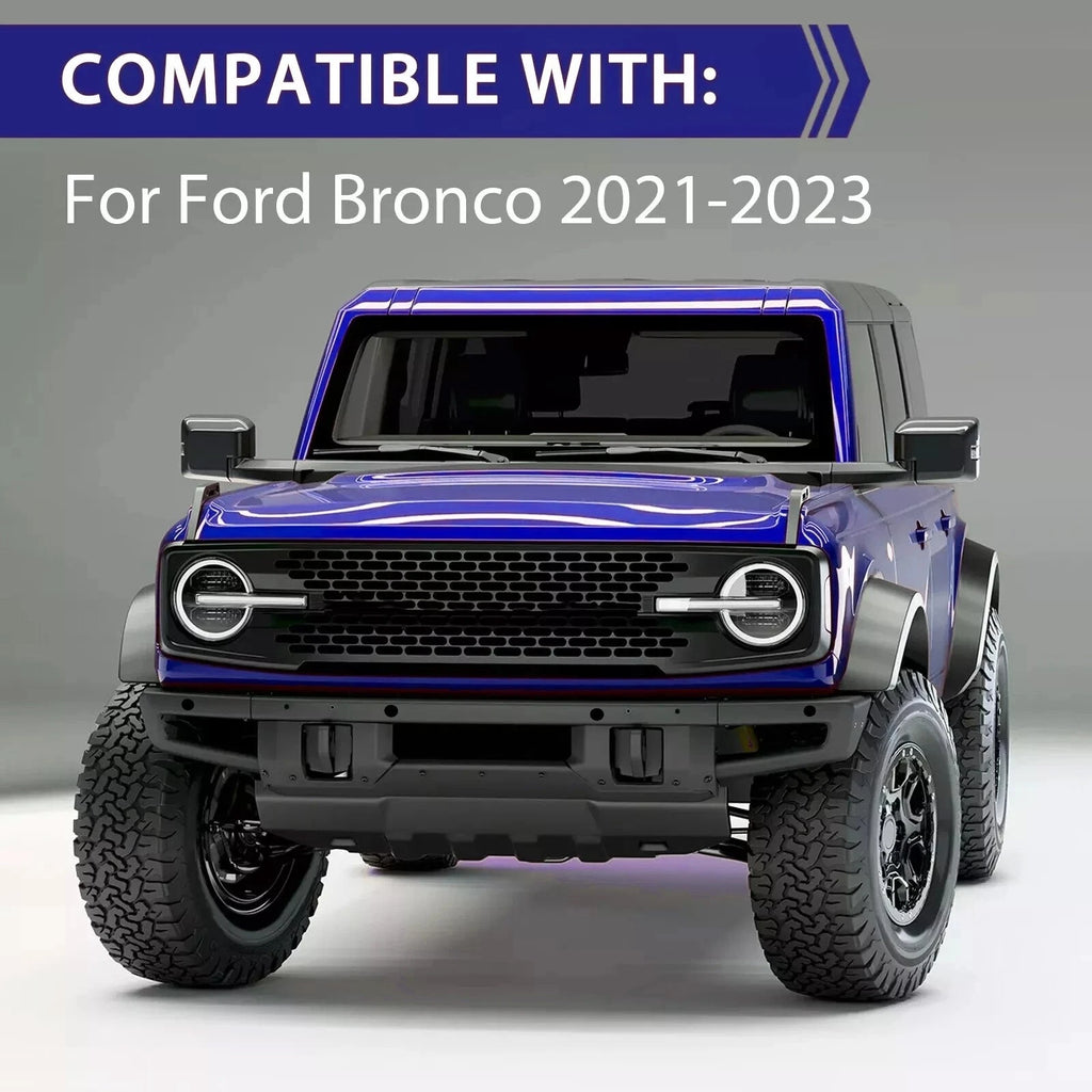 Front Bumper with D-ring Mounts for Ford Bronco (2021–2023)