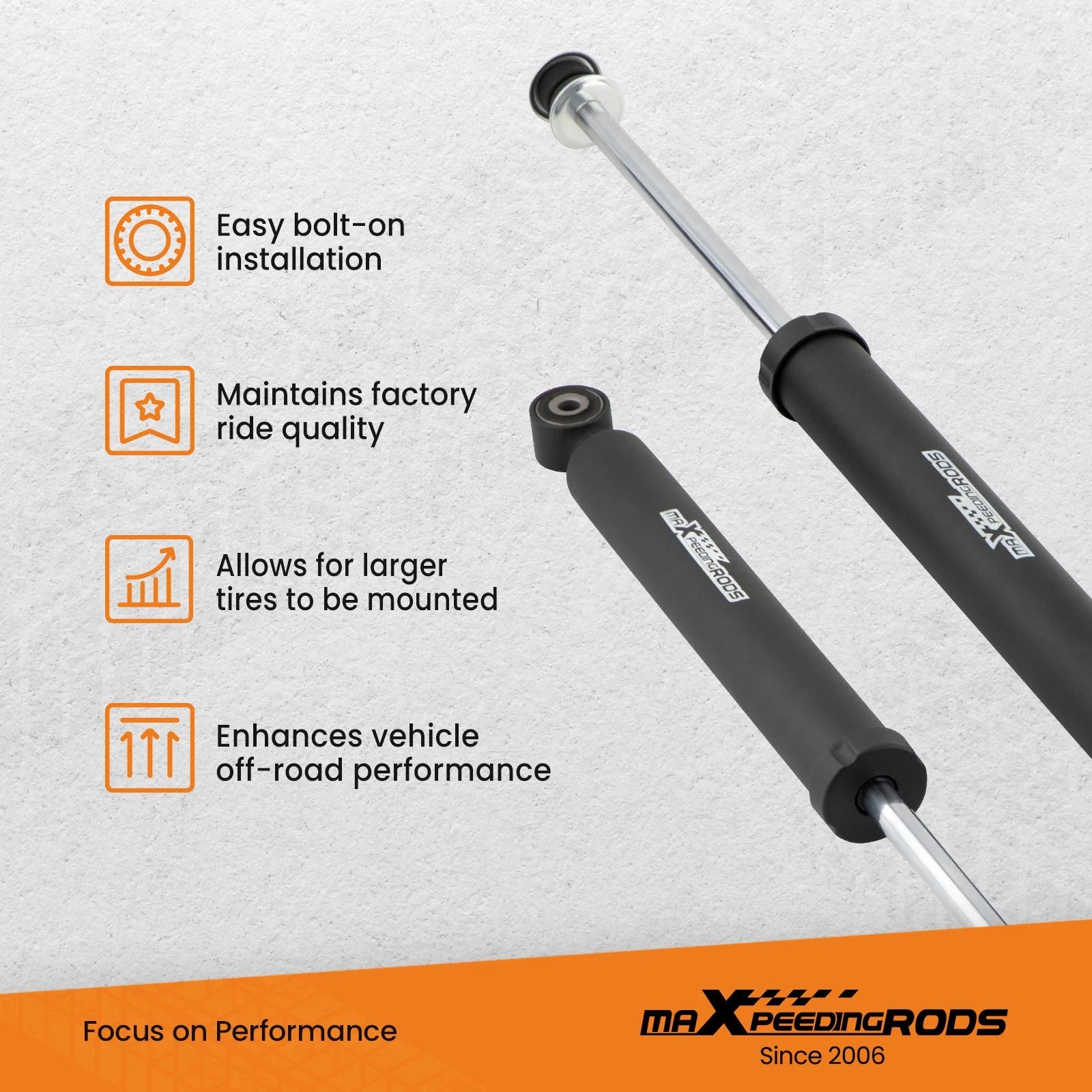 2.5" Lift Kit for Toyota Tundra 2WD 4WD (2000–2006)