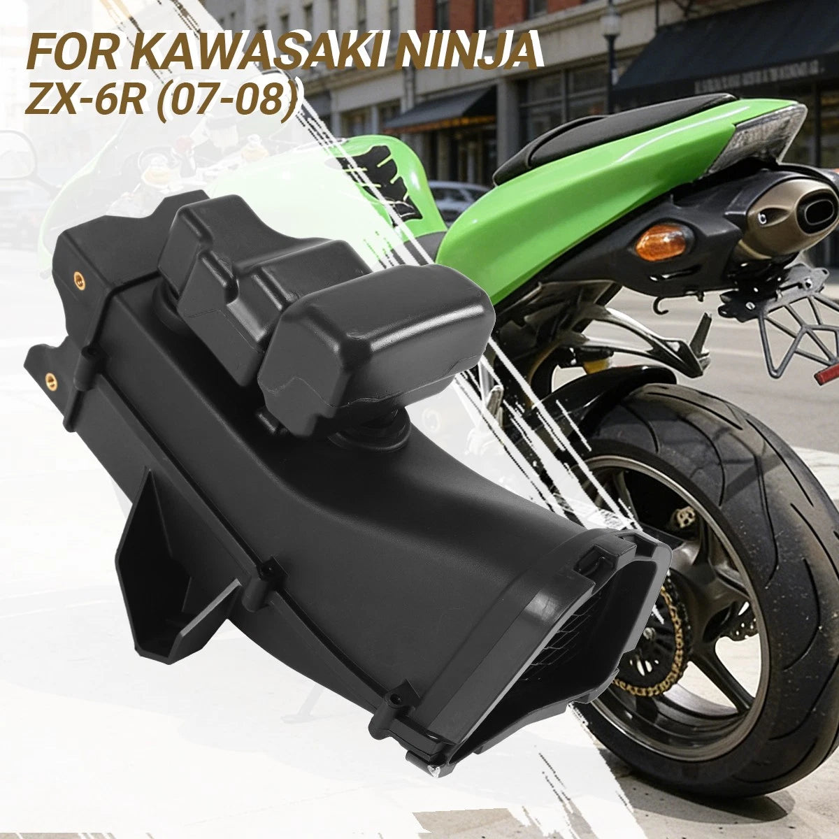 Air Intake Tube Duct for Kawasaki Ninja ZX6R (2007–2008)