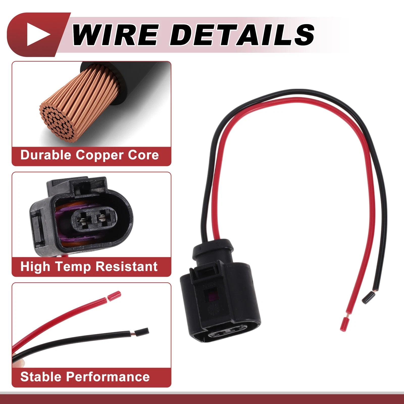 Light Socket Wiring for Volkswagen Scirocco Beetle (2009–2015) No. 1C0953123C