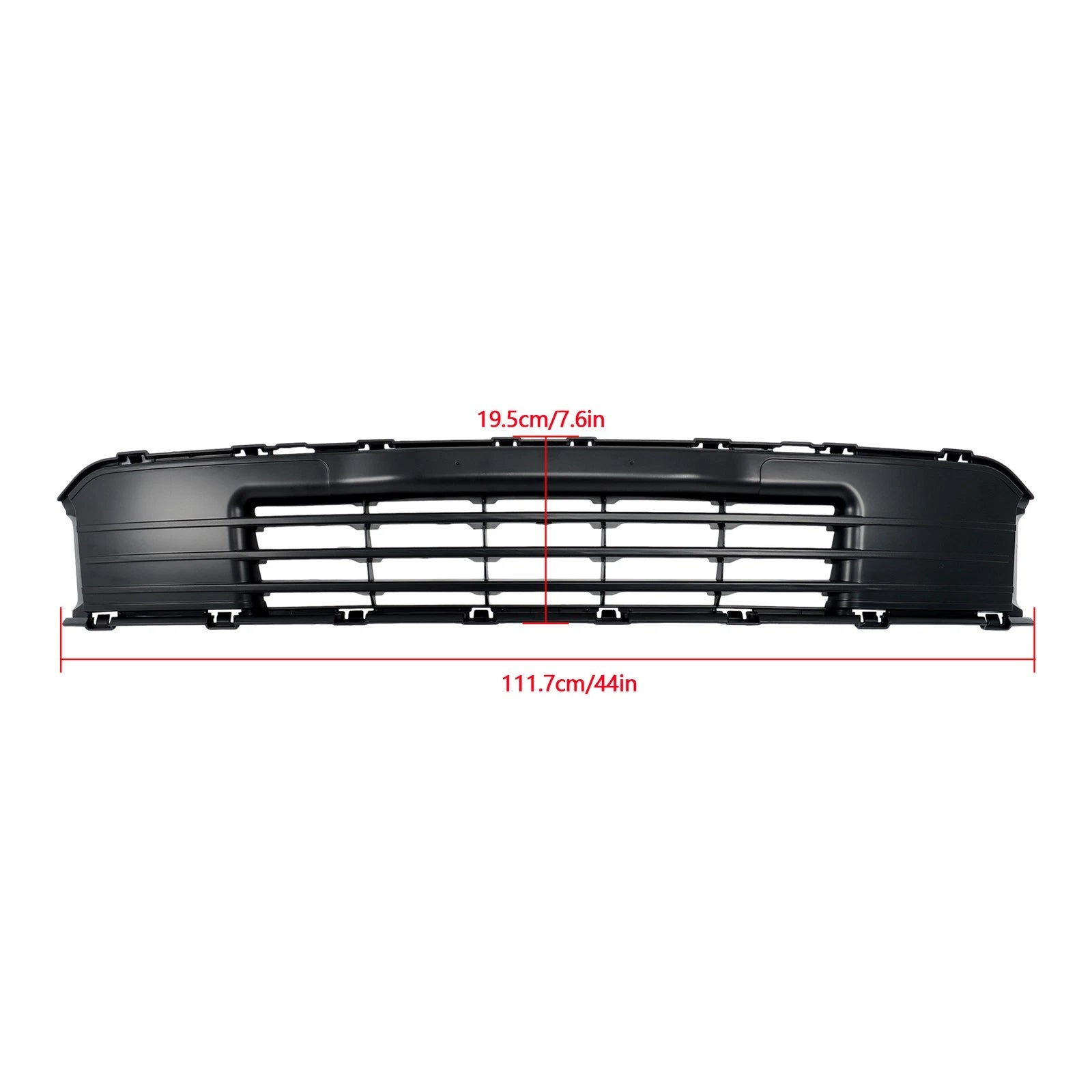 Front Bumper Grille Assembly for Ford Flex (2013–2019) Matte Black