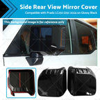 Side Rear View Mirror Cover for Prado LC250 J250 (2024) Glossy Black