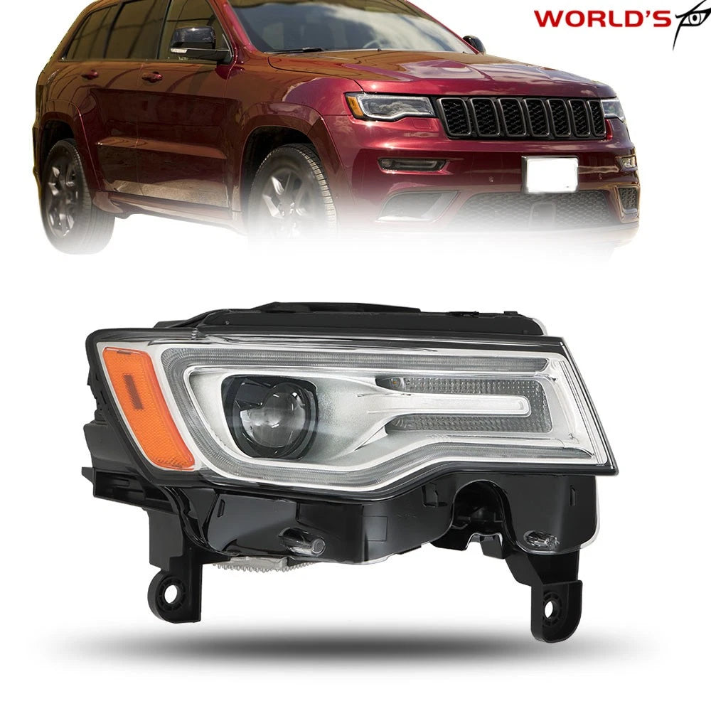Headlight Assembly for Grand Cherokee (2019–2021) Chrome Xenon Right