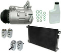 A C Compressor Kit Replacement with Condenser for Ford Focus (2012–2018)