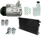 A C Compressor Kit Replacement with Condenser for Ford Focus (2012–2018)