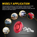 Hood Pins Quick Release Lock Latch Bumper for Universal Vehicles (1.25")