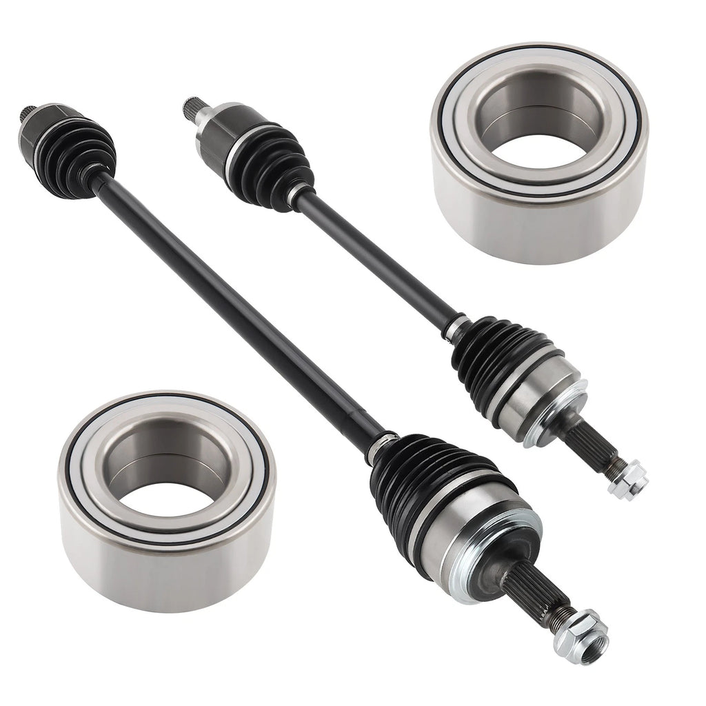 Front CV Axle Shaft Set for Honda Accord (2003–2007) - Includes Bearings