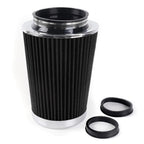 High Flow Air Intake Filter for Universal Fit (9" Tall, 3"-4" Inlet)