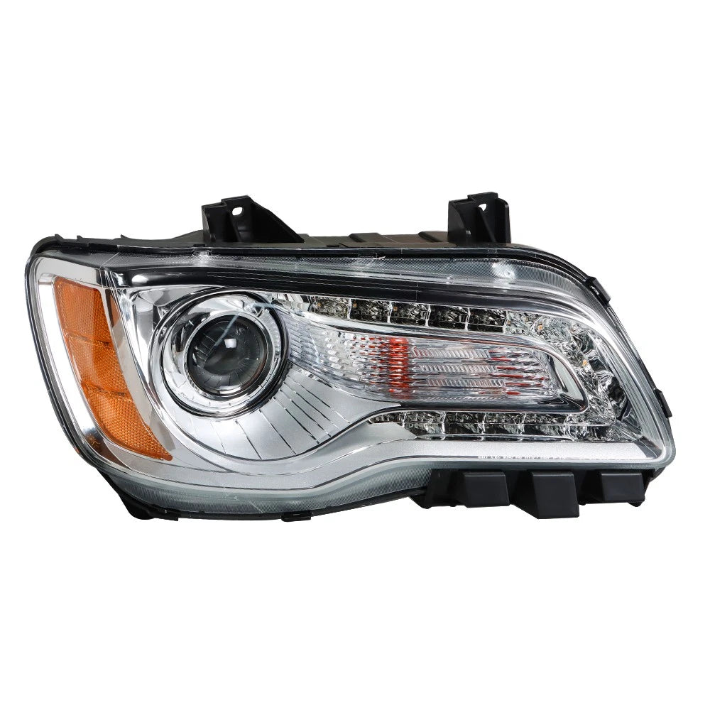 Chrome Headlight for Chrysler 300 (2011–2014) Passenger Side Halogen