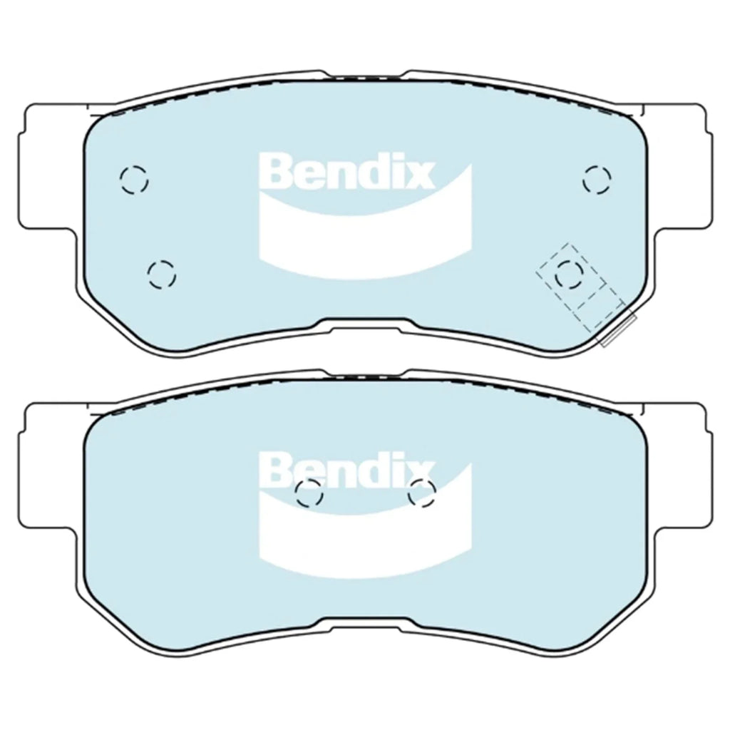 GCT Rear Disc Brake Pads Set for Kia Optima GD (2001 - 2006)