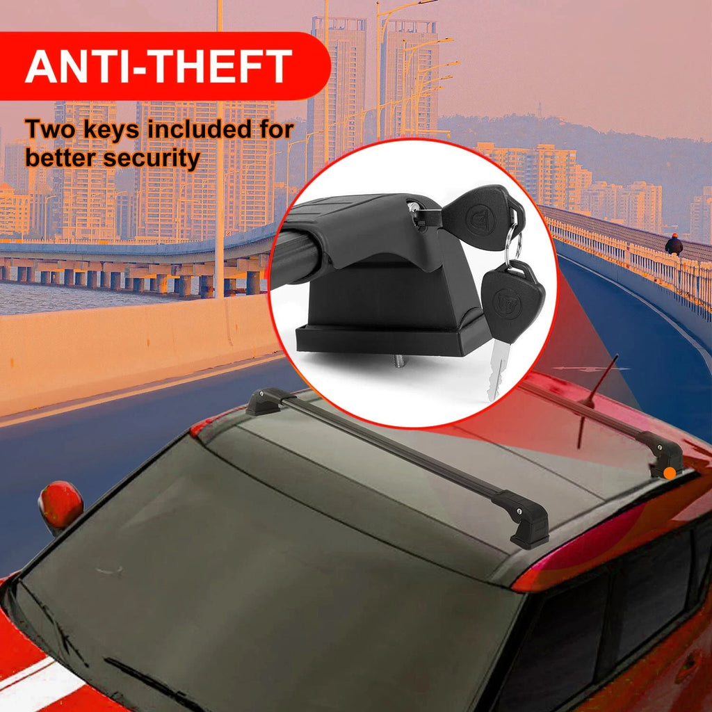 Roof Rack Cross Bar Luggage Carrier for Kia Soul (2014–2019)