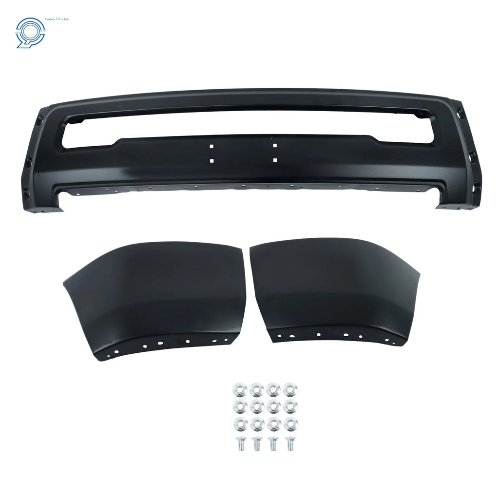 Front Bumper Face Bar for Dodge Ram 2500 3500 (2010–2018) Black Steel