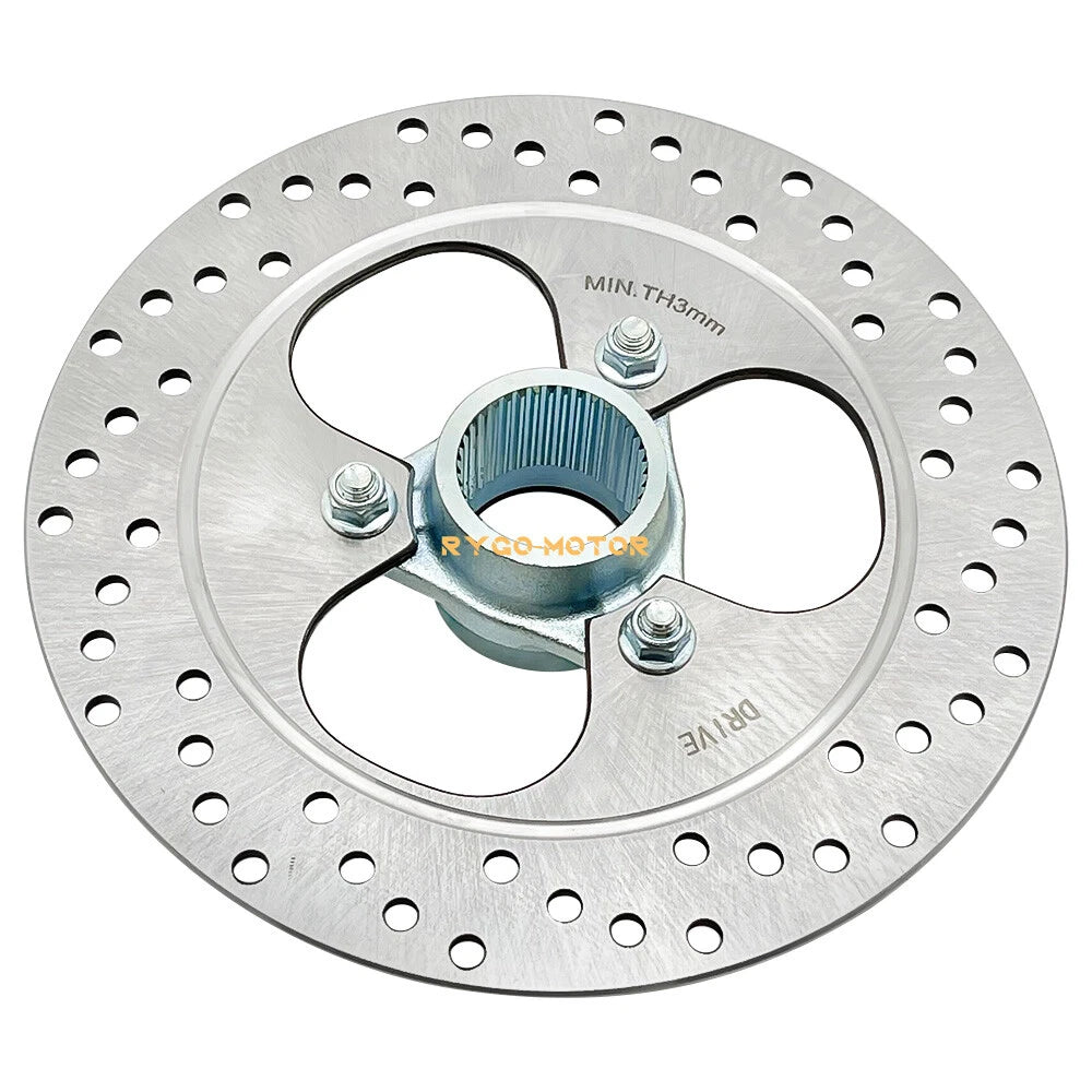 Rear Brake Rotor Disc & Flange Hub for Honda FourTrax 250 TRX250X (1987–1992)