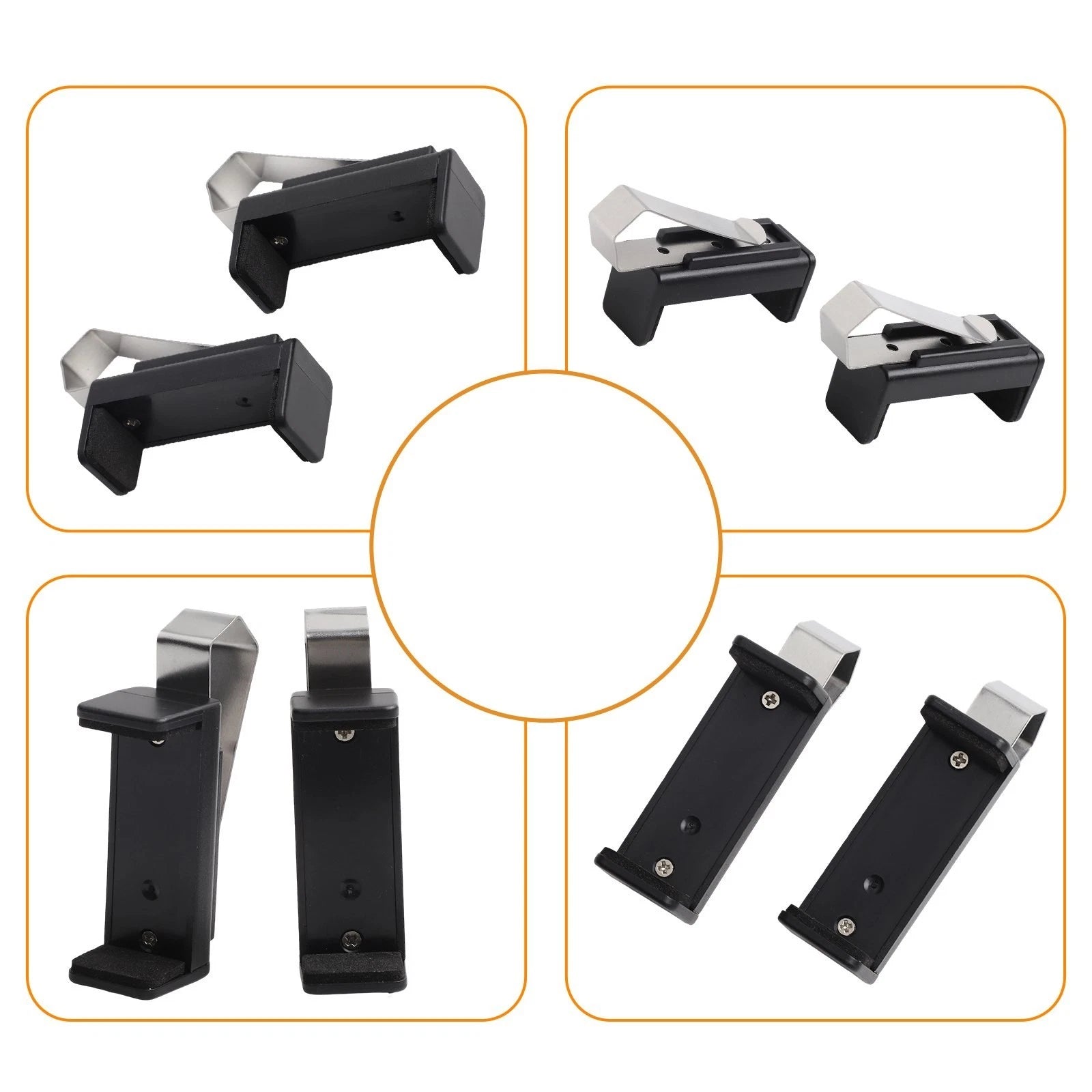 2X Adjustable Car Sun Visor Clip for Garage Door Remote Storage