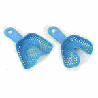 10PCS Autoclavable Plastic-Steel Impression Trays for Dental Use