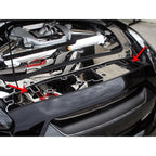 2pc Polished Stainless Steel Front Header Plate for 2010-2013 Nissan GT-R