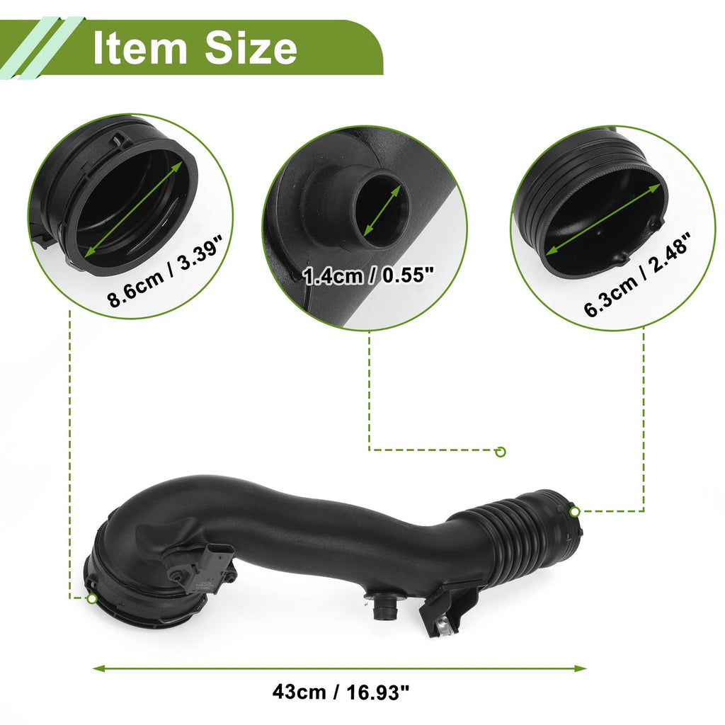 Air Intake Hose Pipe for BMW F10 F07 X5 X6 (2011–2017) No.13717609811