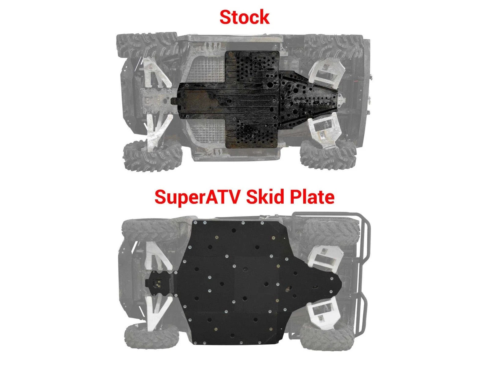 1/2" ARMW Full Skid Plate for Polaris Ranger CREW 1000 Diesel (2017–2023)