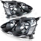 Set of 2 Black Housing Headlights Assembly for Acura RSX (2002–2004)