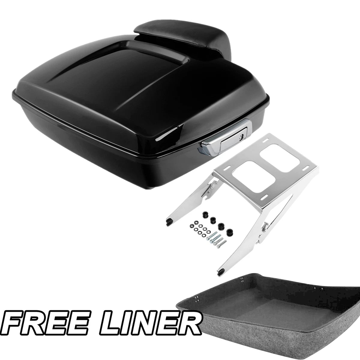 Chopped Trunk Pad Mount Rack for Harley Sport Glide FLSB (2018–2026)
