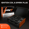 8X Ignition Coil & Spark Plug Kit for Ford F-150 (2001–2008), E-150 (2003–2008), Mustang (1999–2004)