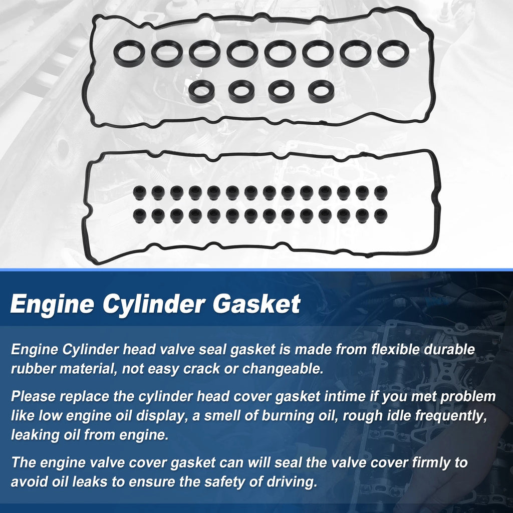 Valve Cover Gaskets Set for Ford F-150, Mustang 5.0L V8 (2015–2017) VS50836