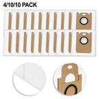 Set of 10 Vacuum Cleaner Bags for Tikom L8000 Plus and L9000 Plus