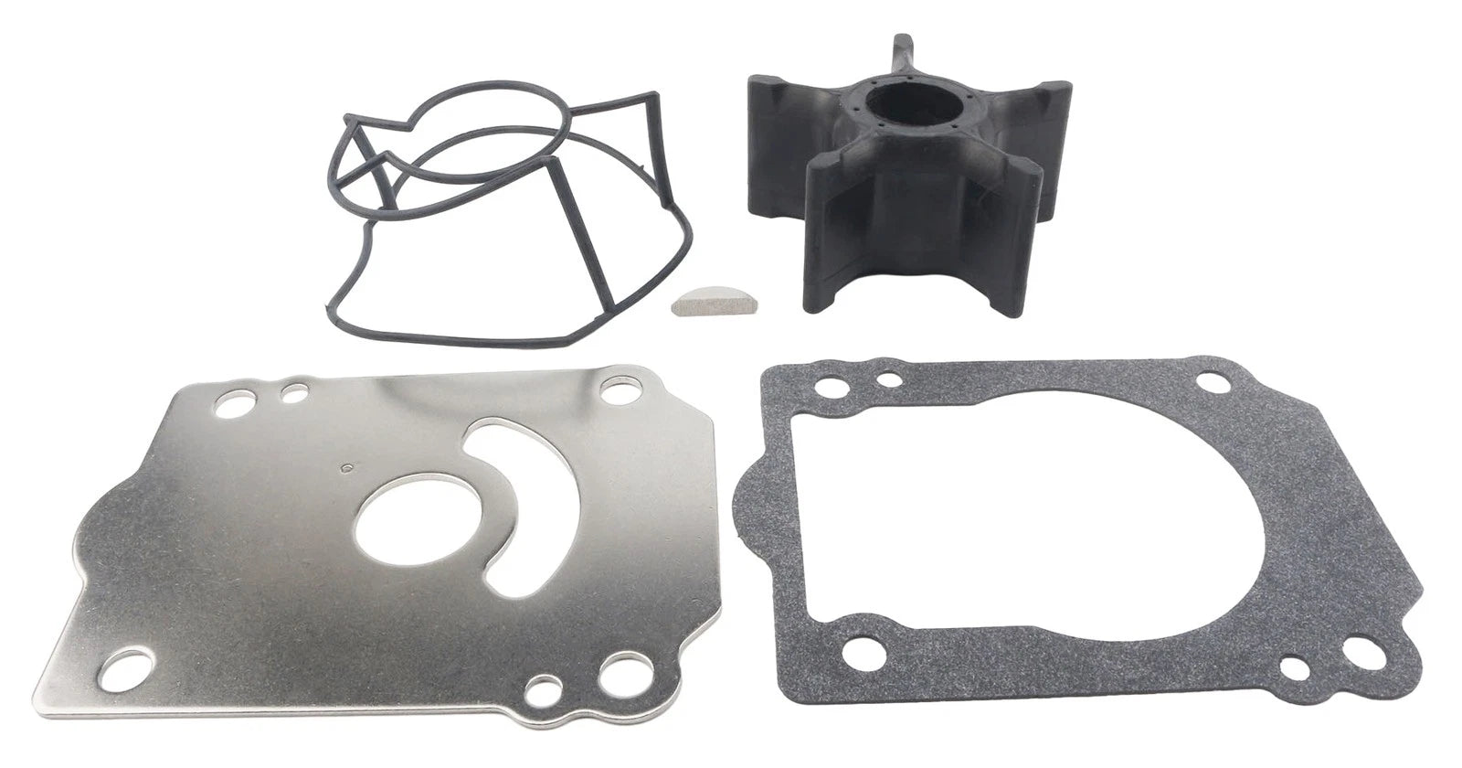 Outboard Water Pump Impeller & Plate for Suzuki 4-S (17461-93J00, 17474-93J01)