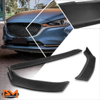 Matte Black Front Bumper Splitter Lip for Mazda 6 Atenza (2019–2021)