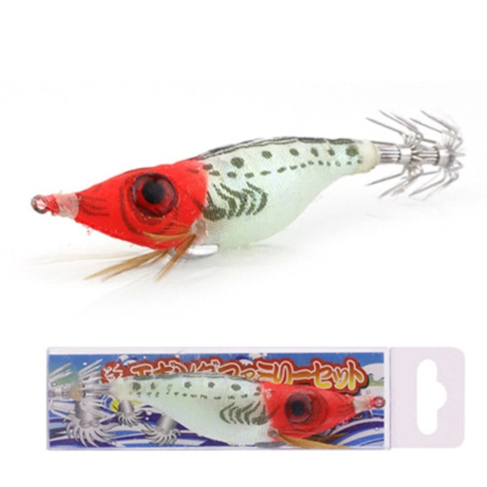 Set of 2 Big Eye Shrimp Lures for Fishing Storage Box