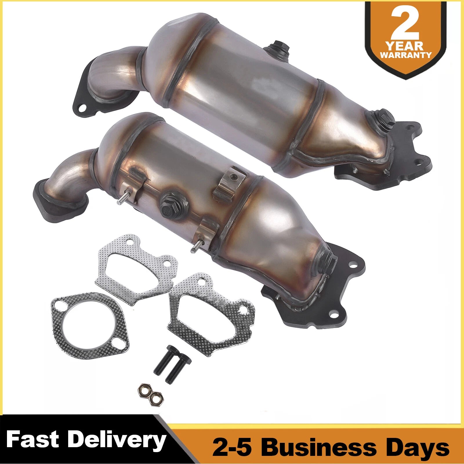 Set of 2 Catalytic Converters for Dodge Grand Caravan (2011–2016)