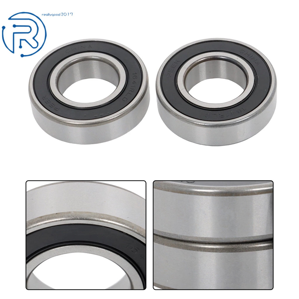 Set of 10 Ball Bearings with Double Rubber Seals 1x2x9/16"