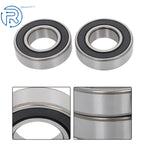 Set of 10 Ball Bearings with Double Rubber Seals 1x2x9/16"