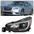 Halogen Headlight Left Side for Subaru Legacy Outback (2018–2019) Black Housing