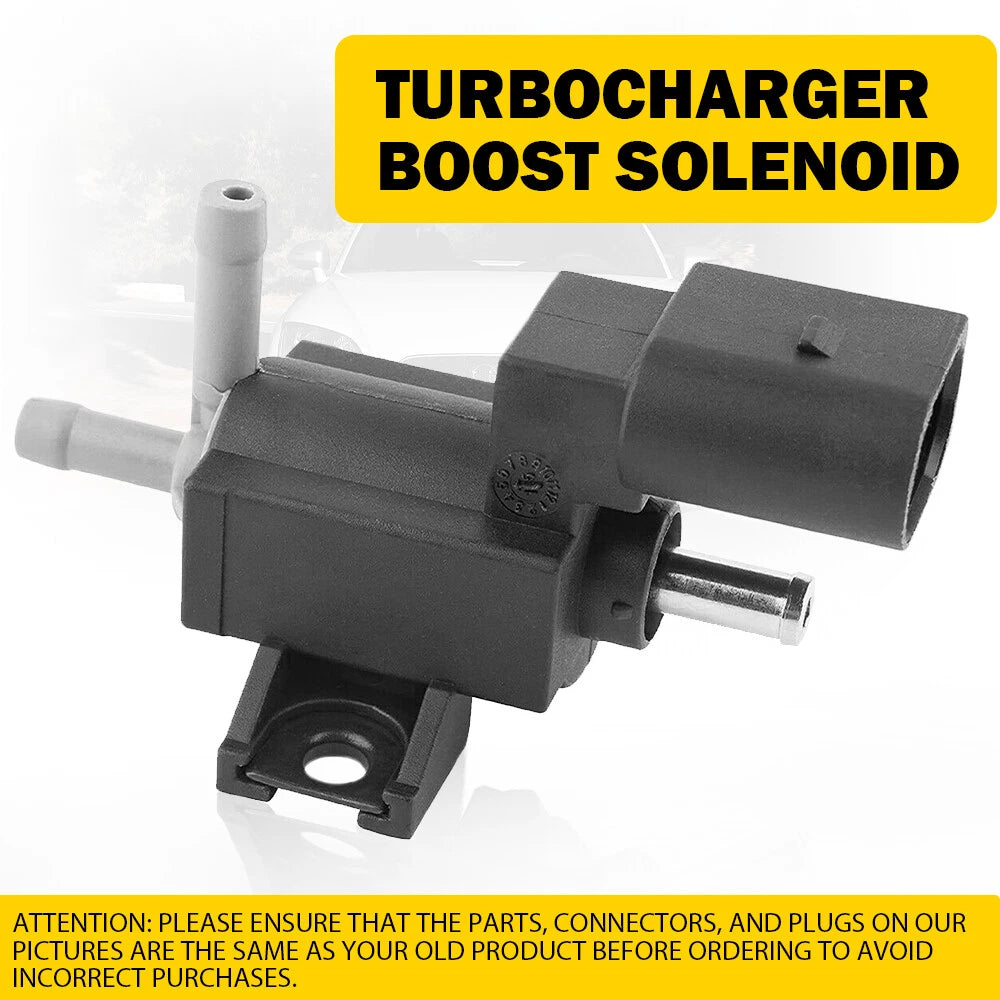 Turbocharger Valve Pressure Boost Solenoid for Audi A3 A4 A5 A6 (2005–2016)