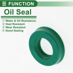 Set of 5 Oil Seal Rotary Shaft Seal 17x30x7mm High Pressure for Various Models