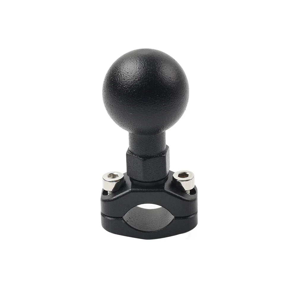 Universal Motorcycle GPS Phone Holder Bracket Clamp Stand - Steel