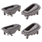 Exterior Door Handle Set for Toyota Corolla (1998-2002) Black/Gray