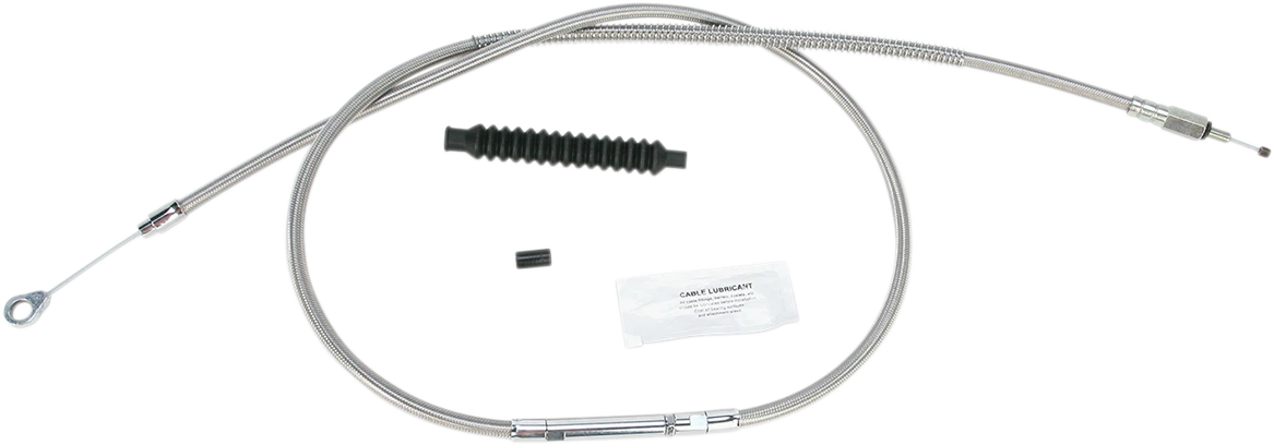 Barnett Stainless Steel Clutch Cable for Harley-Davidson (+6")