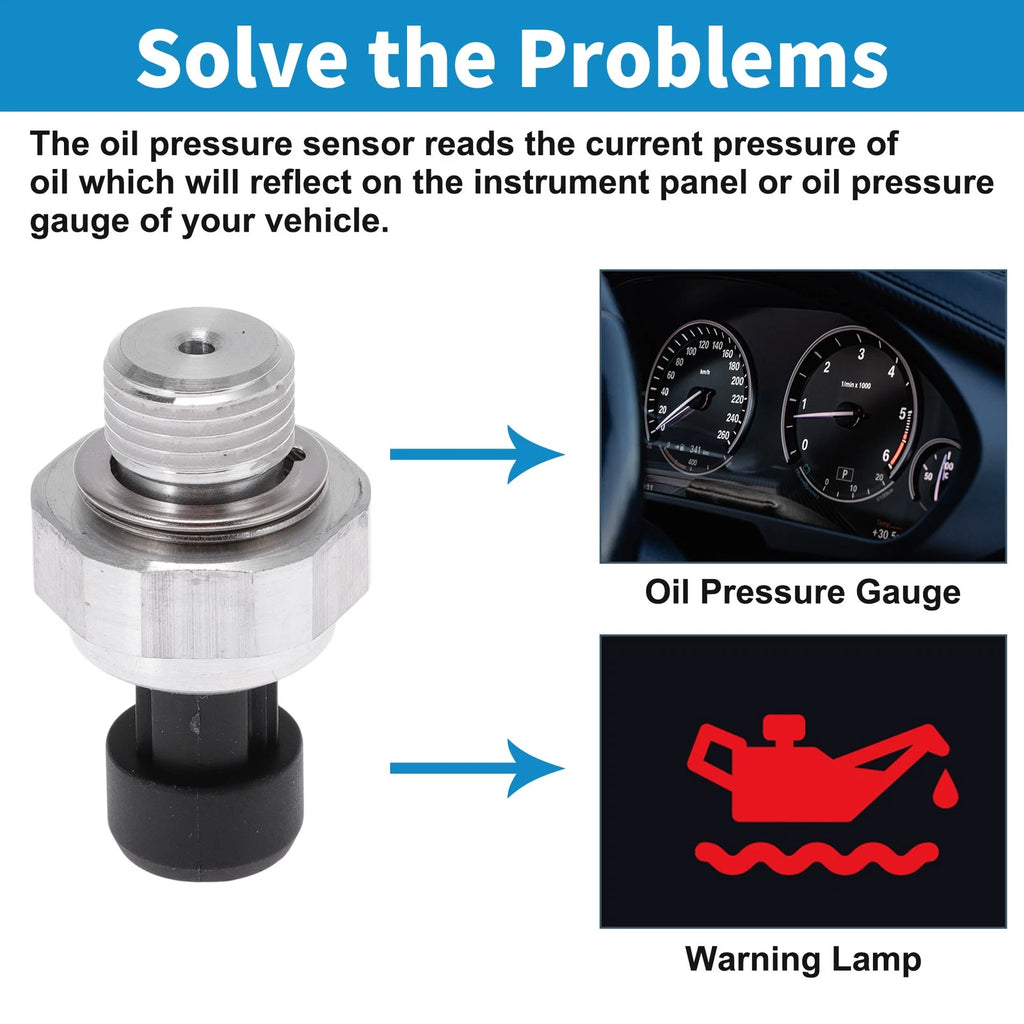 Engine Oil Pressure Sensor for Buick Allure (2008) - 12573107, 12556117, 12559780
